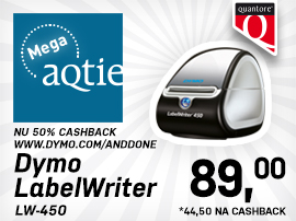 Mega-aqtie Dymo