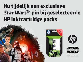 Gratis Star Wars pin bij HP