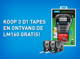 Bundelpack Dymo D1 tapes+LM160