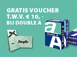 Gratis voucher bij Double A